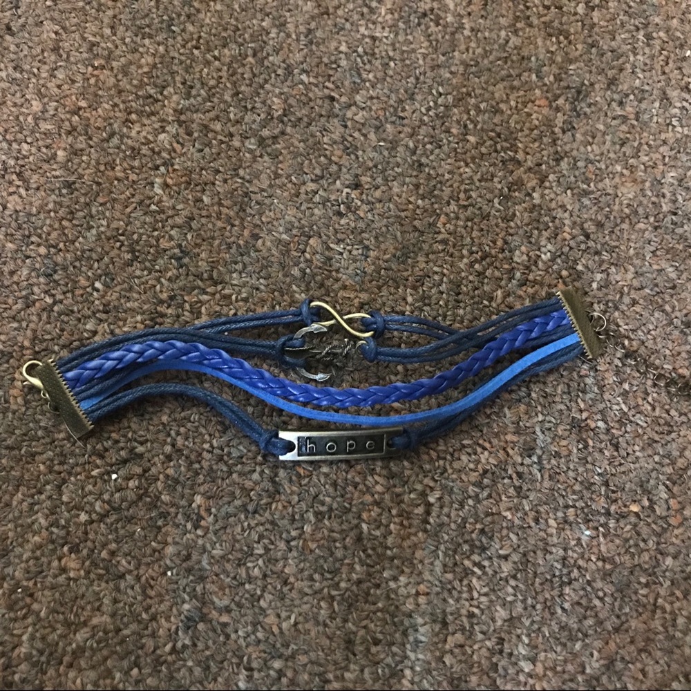 Hope bracelet with anchor